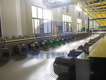 巖棉封邊保溫板流水線