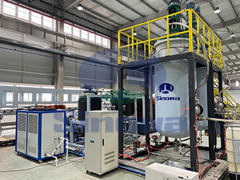 巖棉封邊保溫板流水線